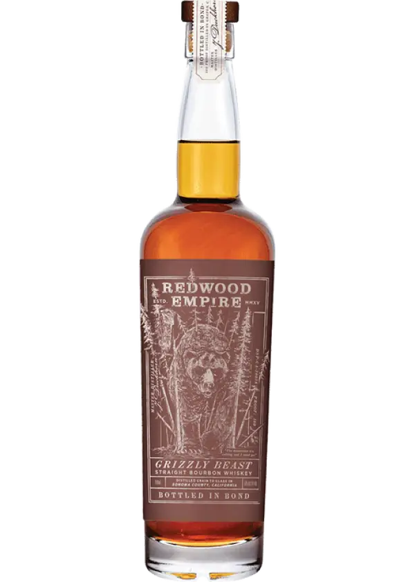 Redwood Empire Grizzly Beast Bottled-In-Bond Bourbon Whiskey 750ml