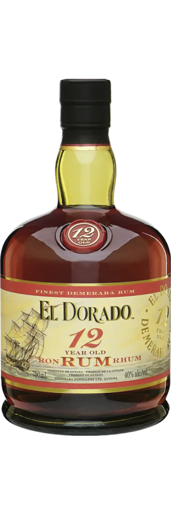 El Dorado 12 Year Old Rum 750ml