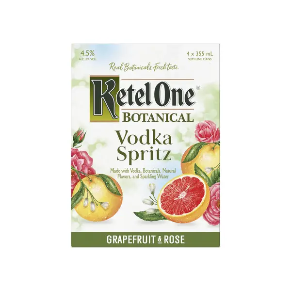Ketel One Botanical Grapefruit & Rose Vodka 750ml