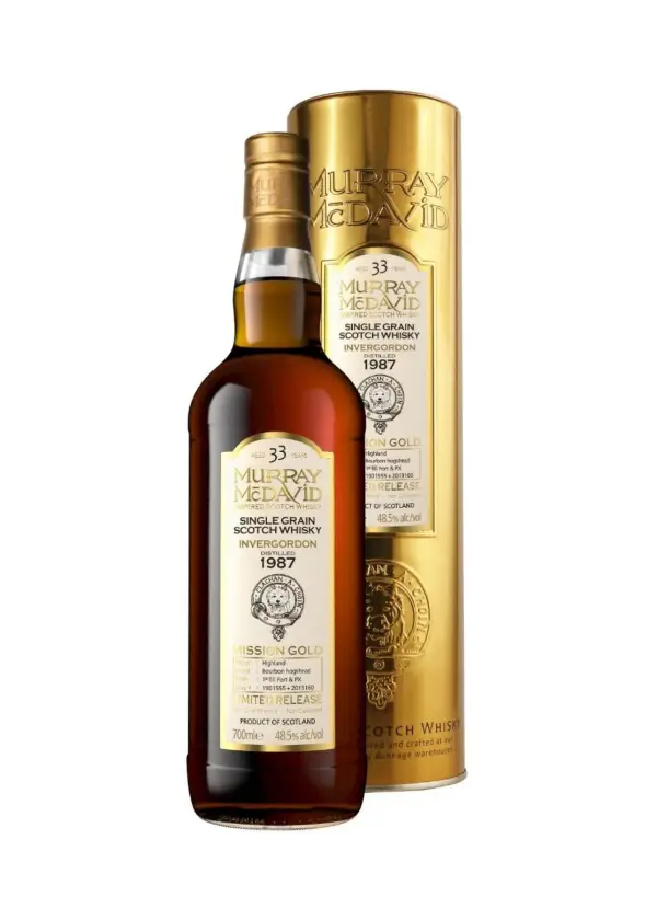Murray McDavid Invergordon 33 Year Old Single Grain Scotch Whisky 750ml