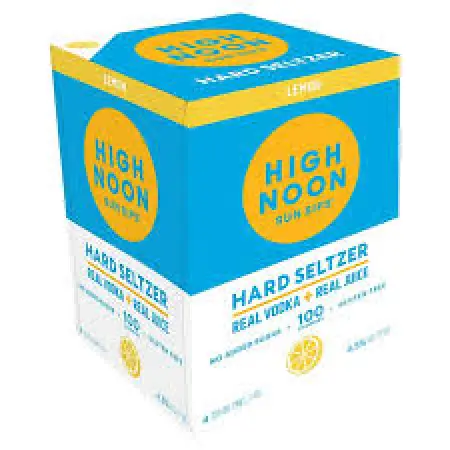 High Noon Lemon Vodka & Soda 4-Pack 12oz Cans