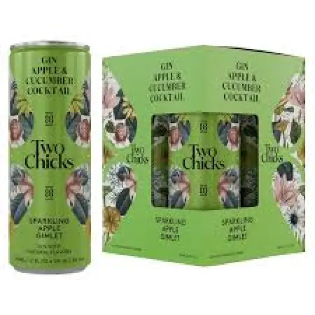 Two Chicks Apple Gimlet 355ml