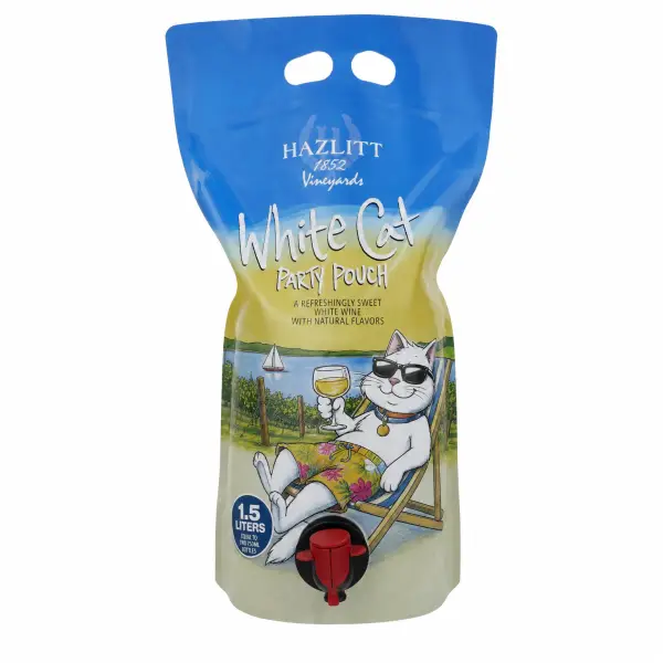 Hazlitt 1852 Vineyards White Cat Party Pouch 1.5L