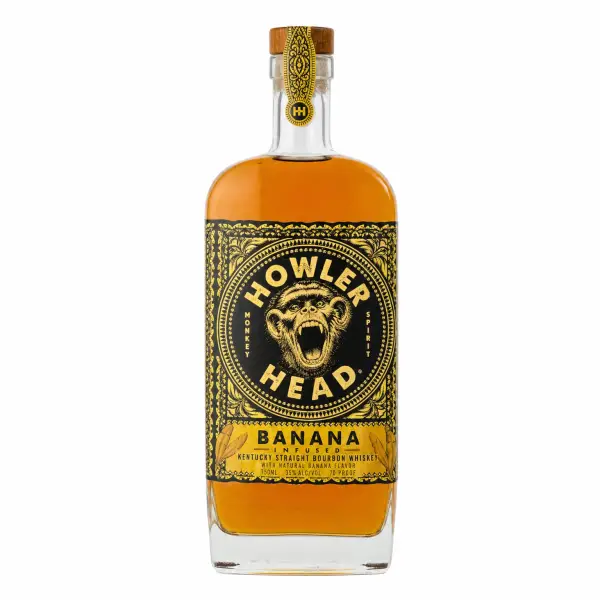 Howler Head Banana Infused Kentucky Straight Bourbon Whiskey 750ml