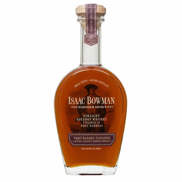 Isaac Bowman Port Barrel Finished Straight Bourbon Whiskey 750ml