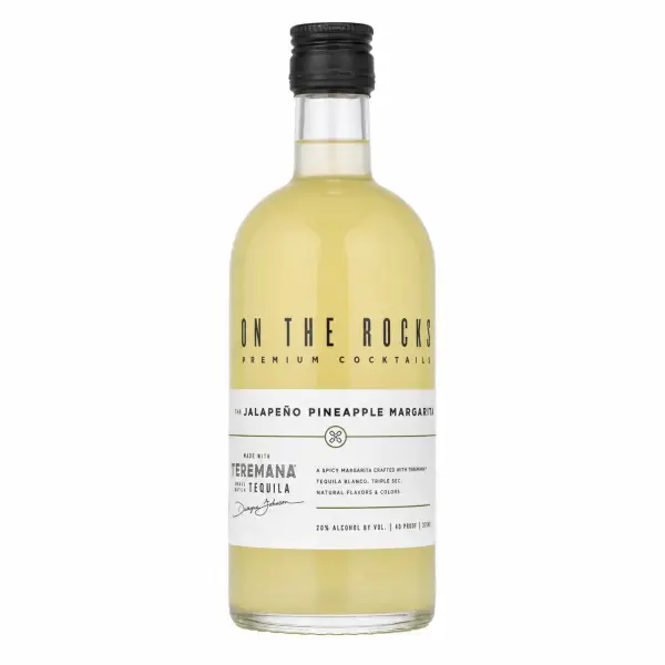 On The Rocks The Jalapeño Pineapple Margarita 375ml
