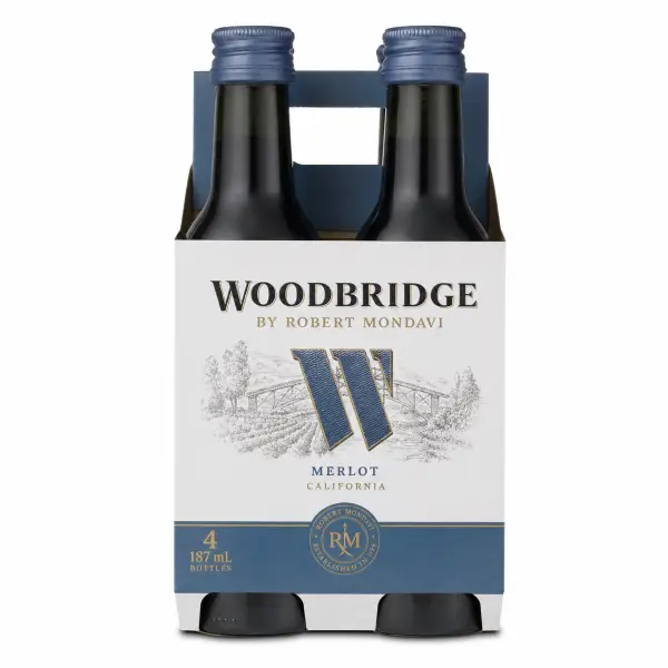 Woodbridge By Robert Mondavi Merlot 4 Pack 187ml