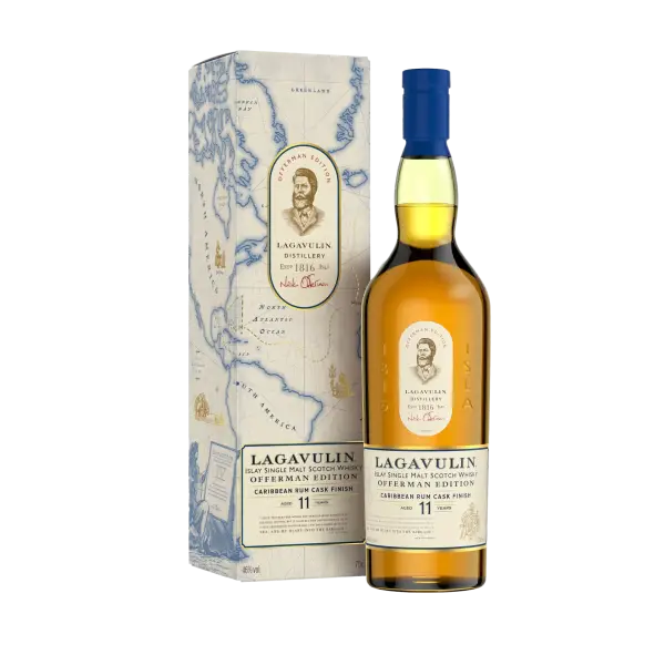 Lagavulin Offerman Edition 11 Year Old Caribbean Rum Cask Finish Single Malt Scotch Whisky 750ml