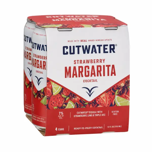 Cutwater Strawberry Margarita 4pk 12oz