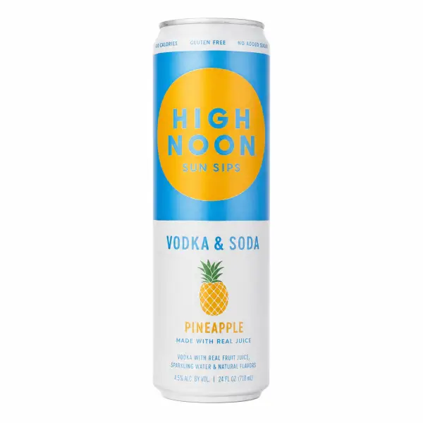 High Noon Pineapple Vodka & Soda 24oz