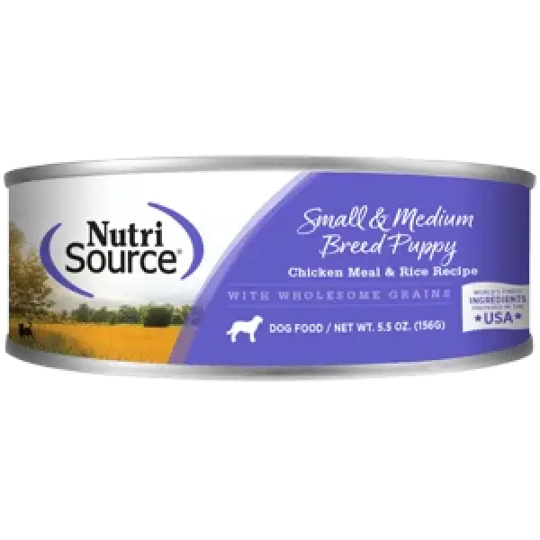 NutriSource PuppyCh/Rice 5.5oz