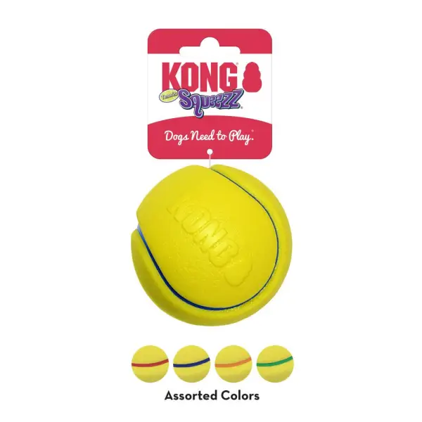 Kong Squeez Tennis Bulk Lg
