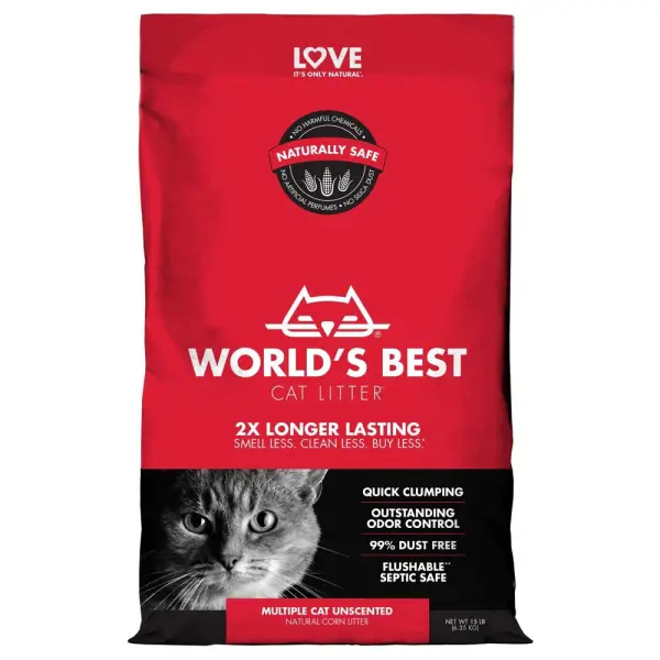 Worlds Best Cat Litter Mt15lbs