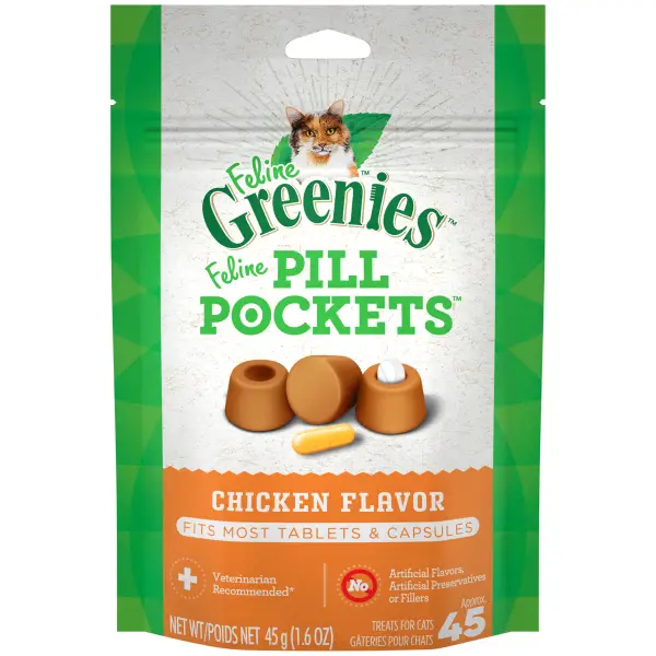 Greenies pockets cat chic 45