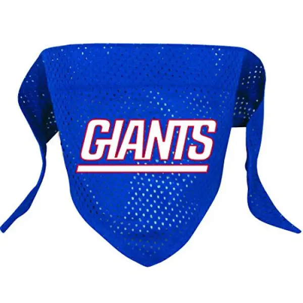 NFL Giants Pet Pat. BandanaSmM