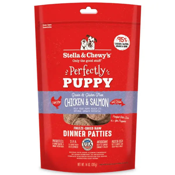 S&C Puppy Ch/Slmn 14oz