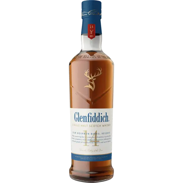 Glenfiddich 14 Year Old Bourbon Barrel Reserve Single Malt Scotch Whisky 750ml