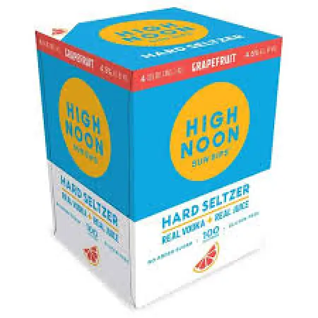 High Noon Grapefruit Vodka & Soda 4pk 12oz Cans