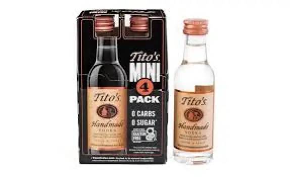 Tito's Handmade Vodka 50ml 4 Pack