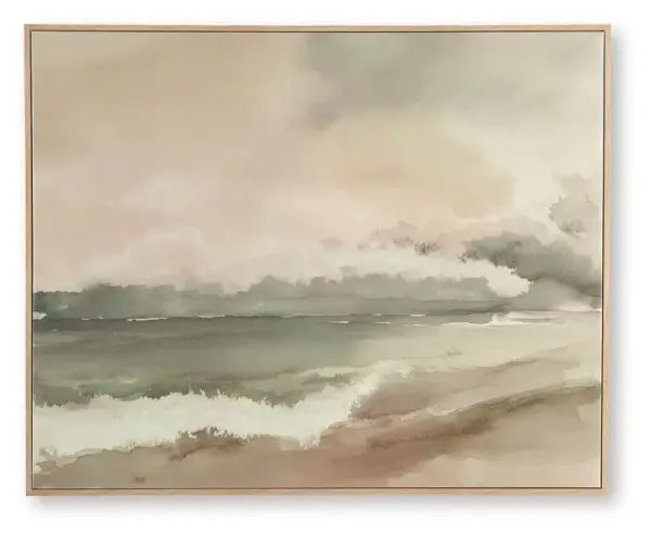 Vallus - Wall Art - Blush / Green / Gray