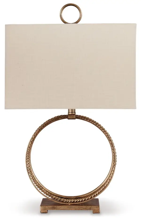 Mahala - Metal Table Lamp  - Antique Gold Finish
