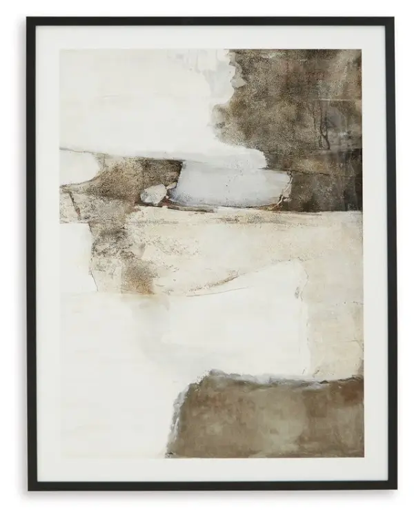 Aldricton - Wall Art - Brown / White