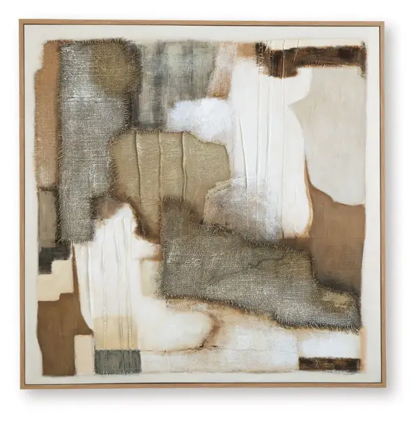 Wylander - Wall Art - Tan / Brown / Gray