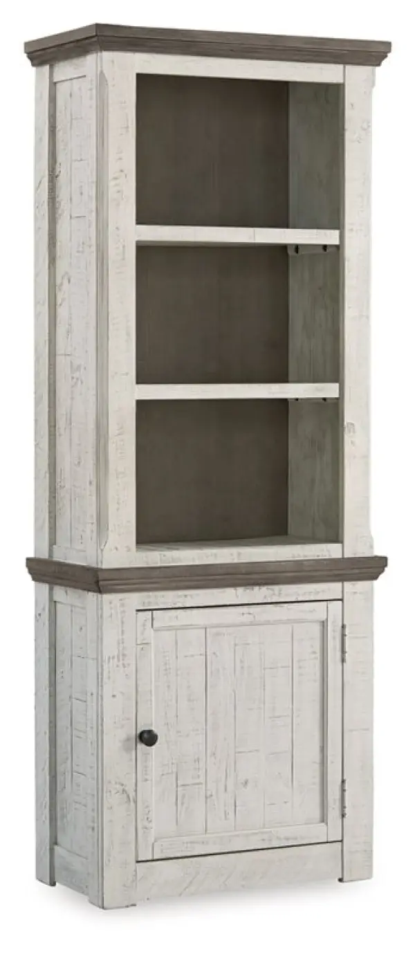 Havalance - Right Pier Cabinet - Brown / Beige