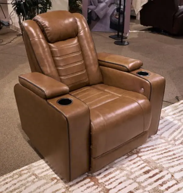 Gruaro - Power Recliner With Adjustable Headrest - Amber