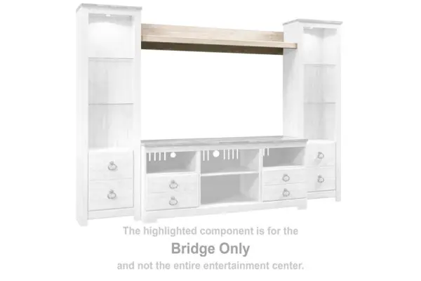Willowton - Bridge 63.39” - Whitewash