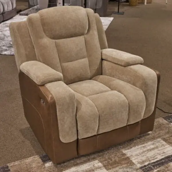 Mixed Motion - Power Recliner With Adjustable Headrest
