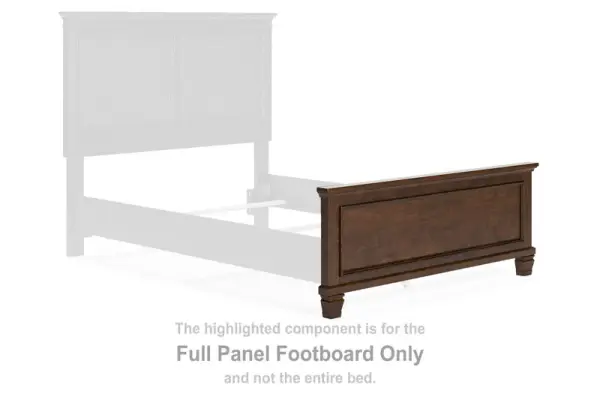 Danabrin - Full Panel Footboard - Brown