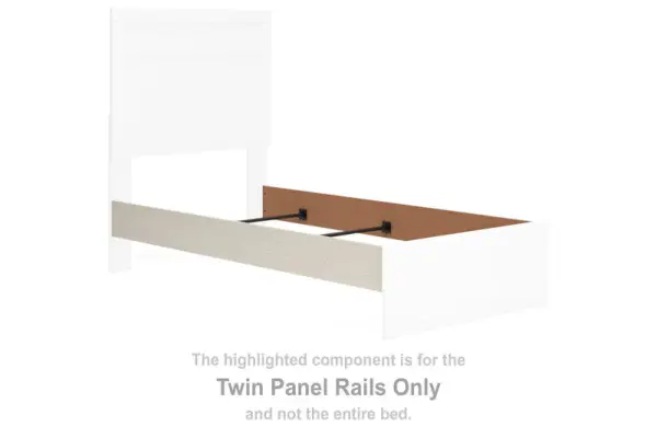 Stelsie - Twin Panel Rails - White