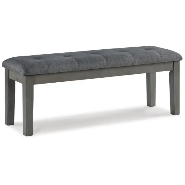 Hallanden - Large UPH Dining Room Bench - Black / Gray