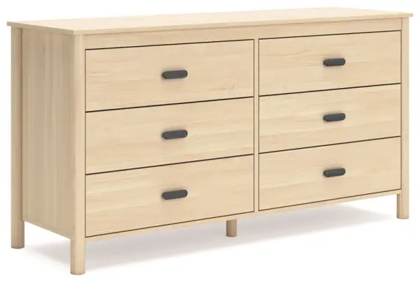 Cabinella - Six Drawer Dresser - Tan