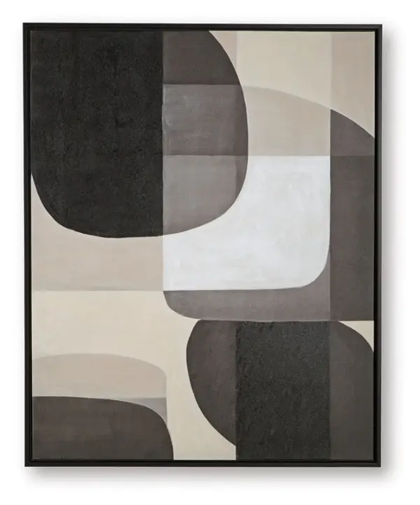 Kesleigh - Wall Art - Black / White
