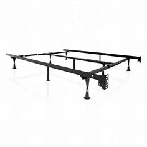 Standard Twin/Full metal bed frame with Glides