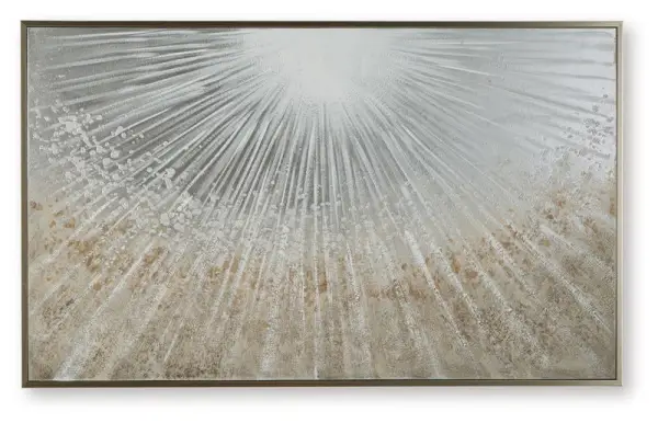 Waldard - Wall Art - Gray / Taupe / White