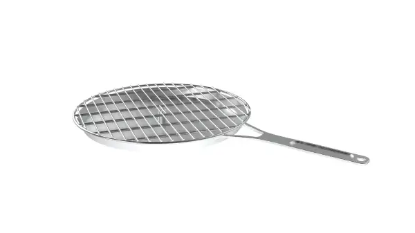 Grease Pan with Rotary Broiling Grill
