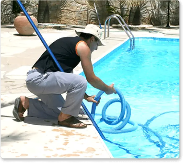 Weekly pool maintenance