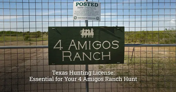 Texas Hunting License: Essential for Your 4 Amigos Ranch Hunt