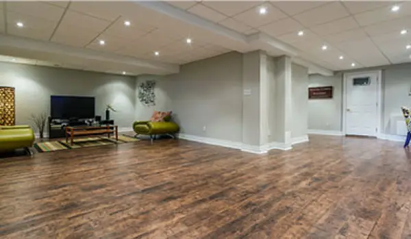 new basement finished by class a construction