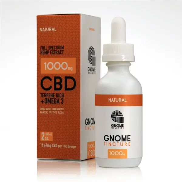 Tincture Full Spectrum Hemp Extract 1000mg 2oz Natural Flavor (16.67mg per 1mL 1 dropper)