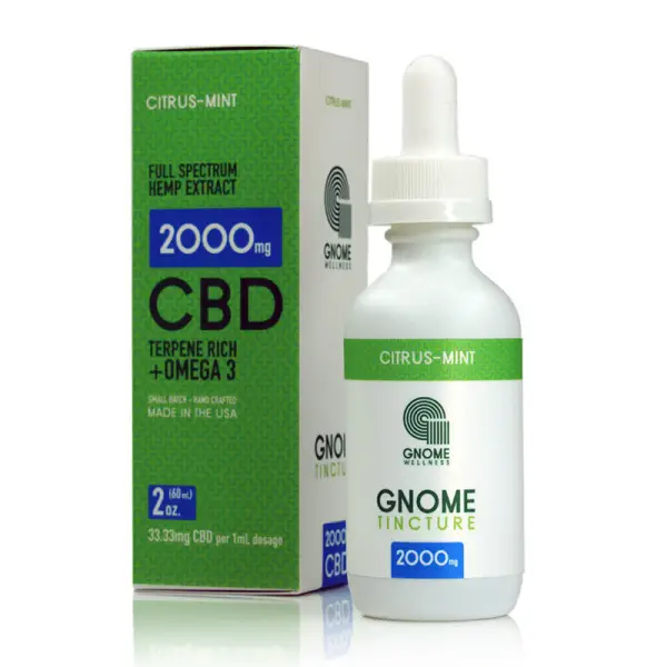 Tincture Full Spectrum Hemp Extract 2000mg 2oz Citrus Flavor (33.33mg per 1mL 1dropper)