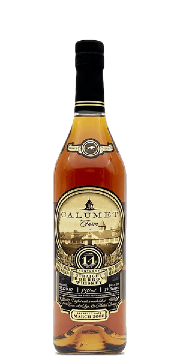 Calumet Farm Single Rack Black 14 Year Old Bourbon Whiskey 750ml