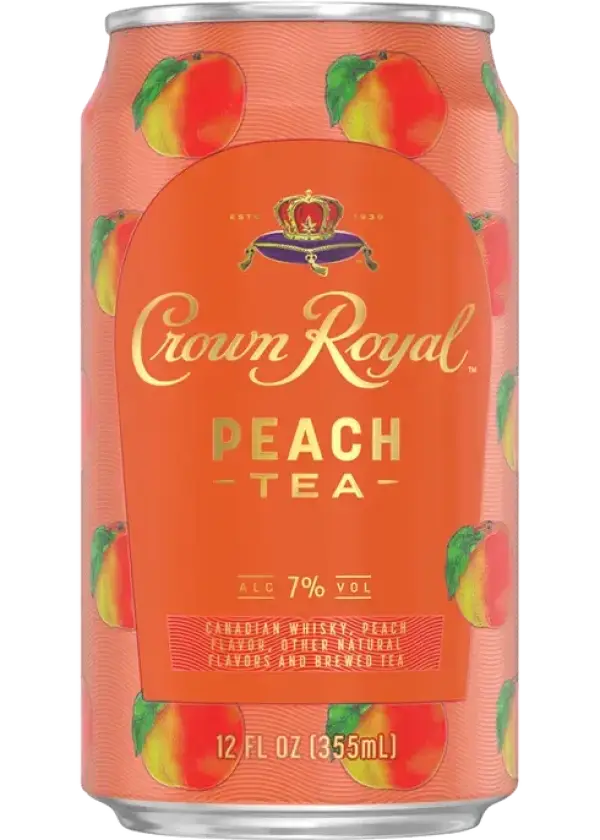 Crown Royal Peach Tea Can 355ml