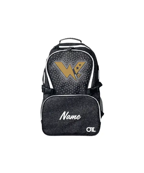 WILLIAMSVILLE JR GLITTER BLING BOOK BAG-PERSONALIZED