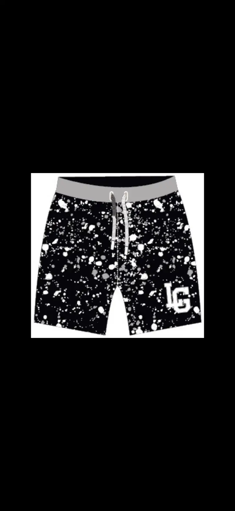 LG Splatter Shorts