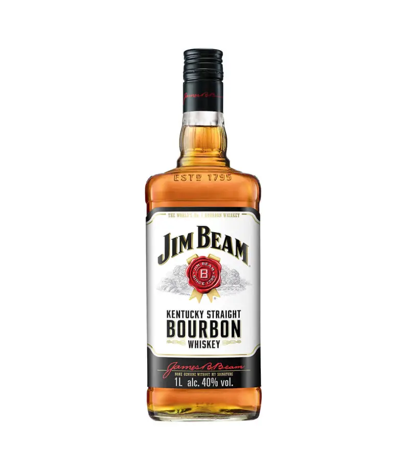 Jim Beam Kentucky Straight Bourbon Whiskey 1L