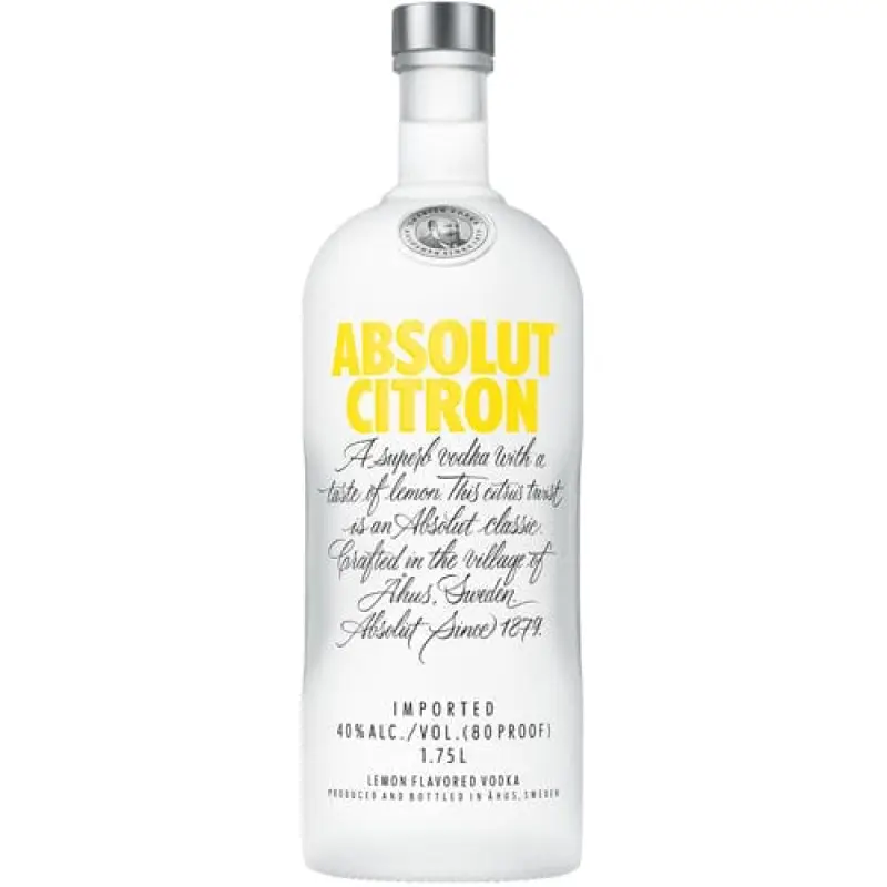 Absolut Citron Vodka 1.75L